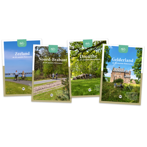 De mooiste fietsroutes - Vier provincies pakket