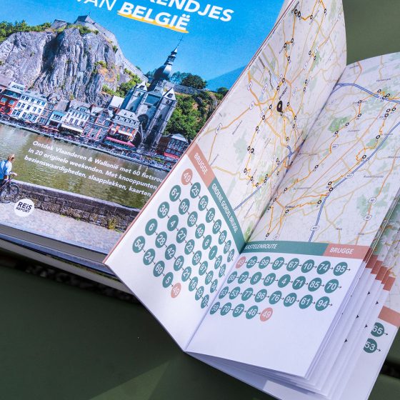 Fietsroutes België met kaartjes