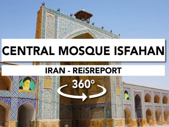 isfahan, central mosque video 360, iran