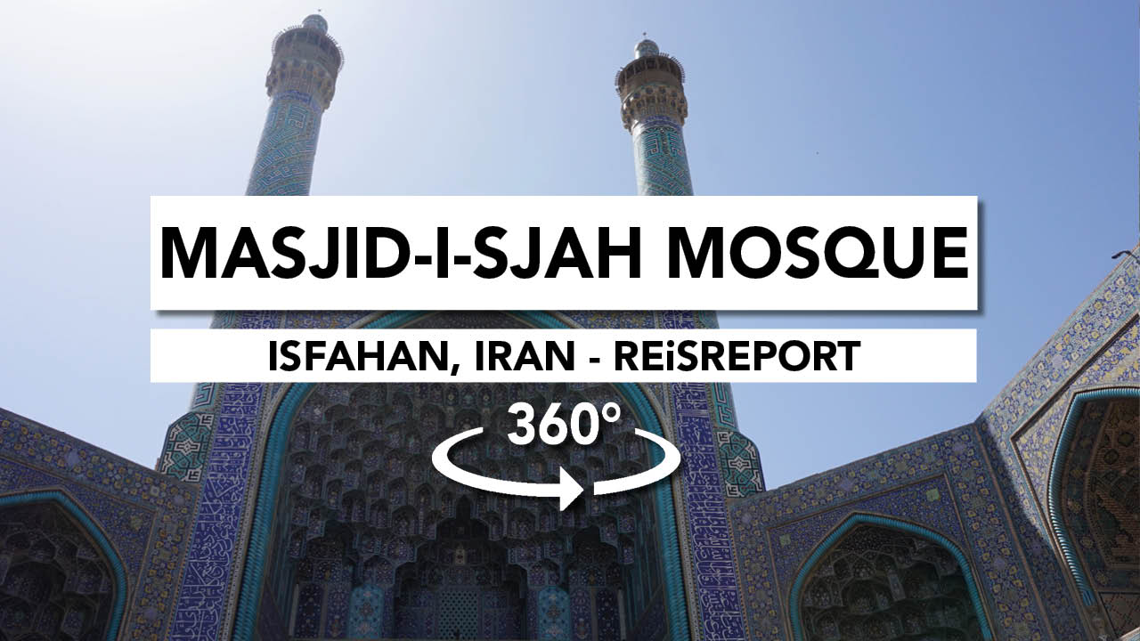 isfahan, masjid-i-sjah mosque video 360, iran