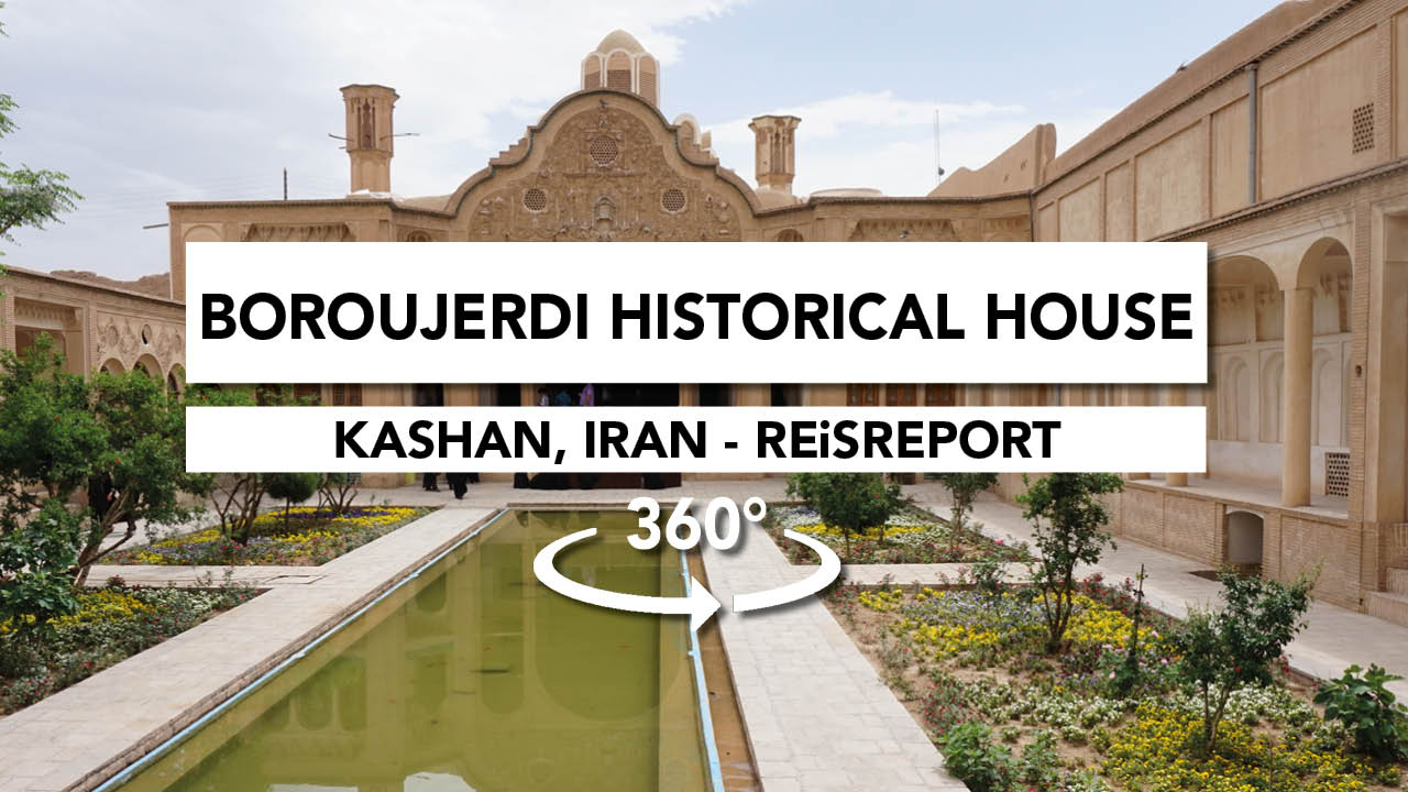 kashan, boroujerdi historical house video 360, iran