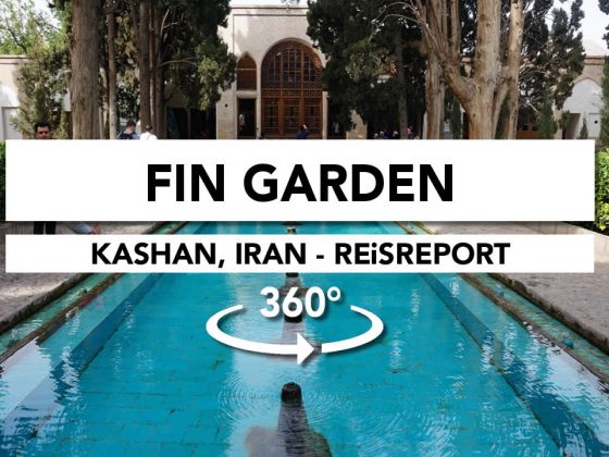 kashan, fin garden video 360 iran