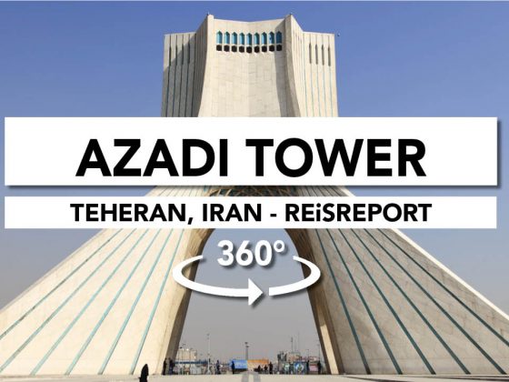 teheran, azadi tower video 360, iran