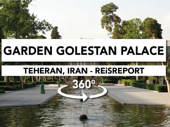 teheran, garden golestan palace video 360, iran