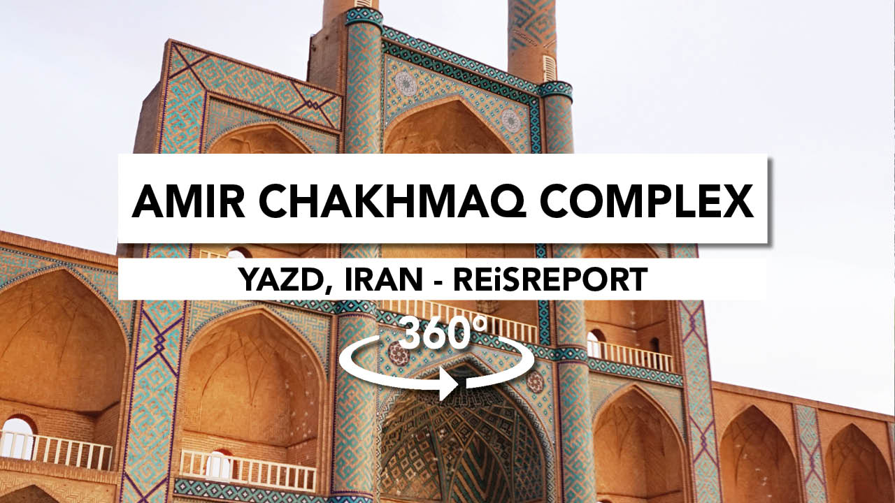 yazd, amir chakhmaq complex video 360, iran