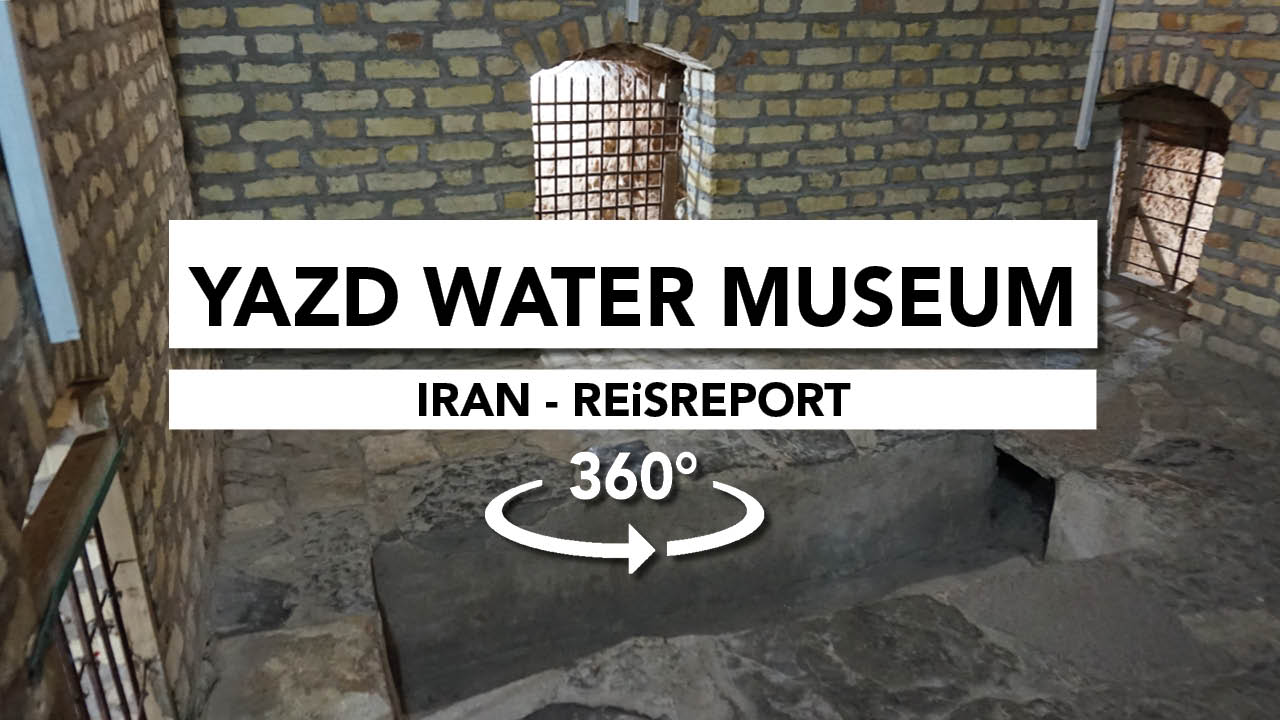 yazd, water museum video 360, iran