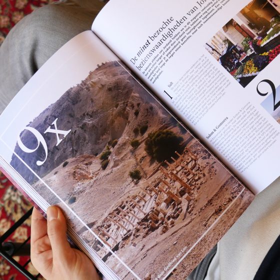 Jordanië reisgids magazine - luxe uitgave