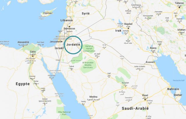 Jordanië kaart met alle belangrijke hoogtepunten | REiSREPORT