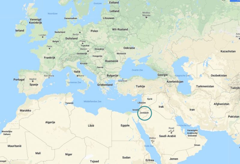 Jordanië kaart met alle belangrijke hoogtepunten | REiSREPORT