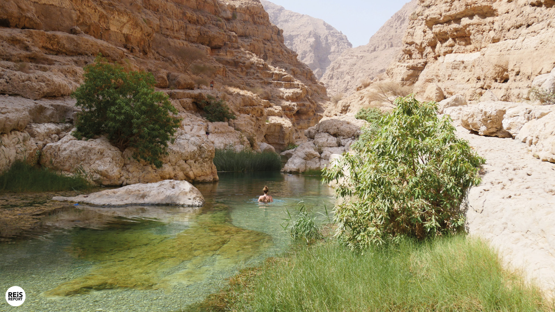 wadi shab zwemmen