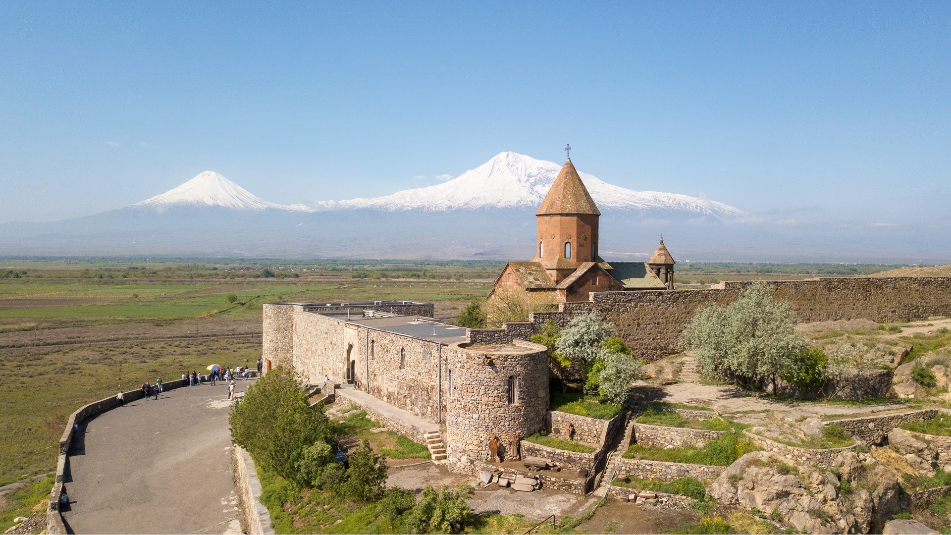 Khor Virap en Ararat berg, Armenië