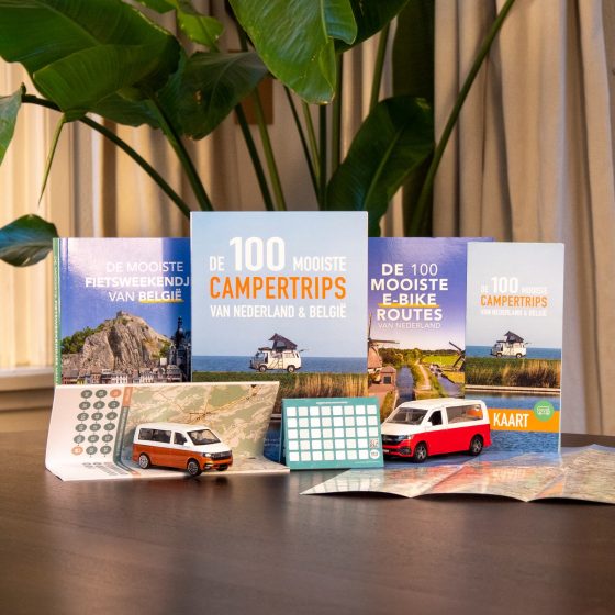 Camper & Fiets  PAKKET - De 100 mooiste campertrips van Nederland & België met fietspakket